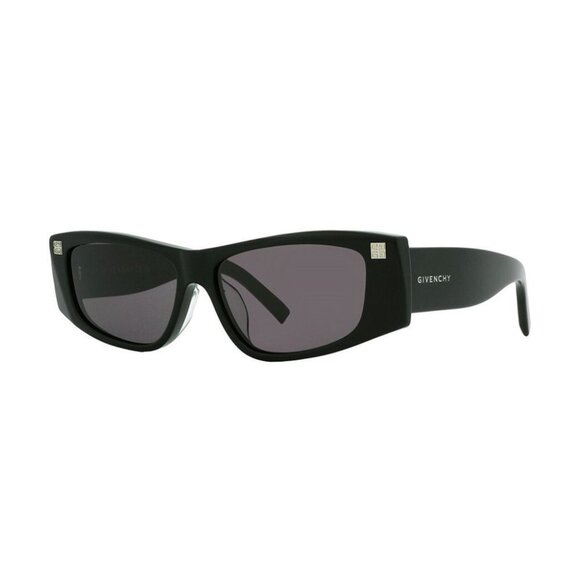 NEW GIVENCHY WOMEN SUNGLASSES GIVENCHY GV40048F 01A SHINY BLACK/GREY EYEWEAR - Picture 1 of 4